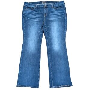 TORRID Plus 22 Mid Rise Slim Boot Vintage Stretch‎ Denim JEANS 22R 3X